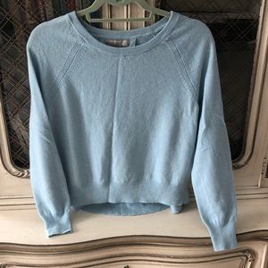 Banana Republic Blue Cashmere Sweater